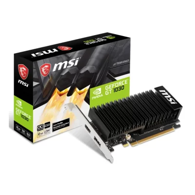 MSI GeForce GT 1030 2GHD4 LP OC 2GB – Grafická karta s pasívnym chladením a balením