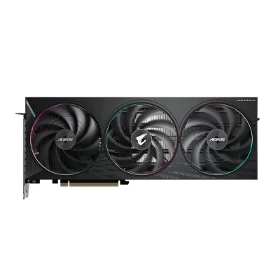 GIGABYTE AORUS GeForce RTX 5060 Ti ELITE 16G – Predný pohľad na grafickú kartu