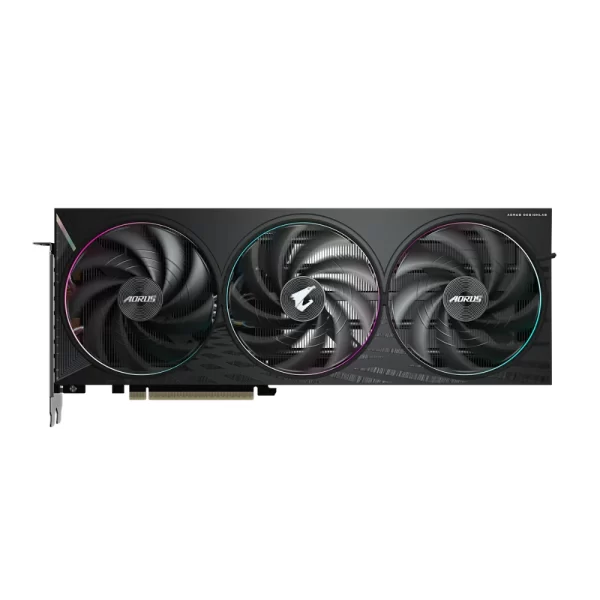 GIGABYTE AORUS GeForce RTX 5060 Ti ELITE 16G – Predný pohľad na grafickú kartu