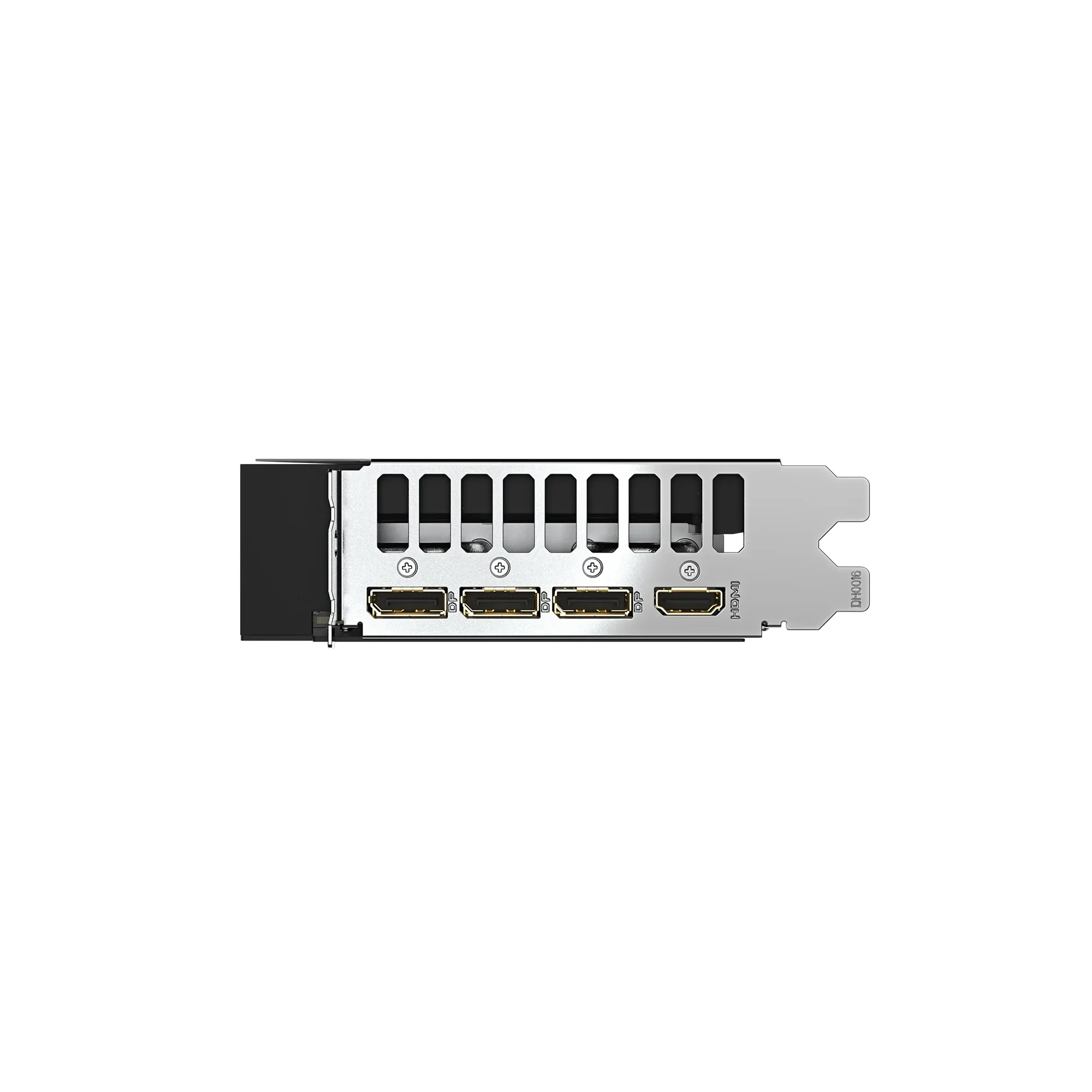 GIGABYTE AORUS GeForce RTX 5060 Ti ELITE 16G – Zadný panel s výstupmi GIGABYTE AORUS GeForce RTX 5060 Ti ELITE 16G – Zadný panel s výstupmi