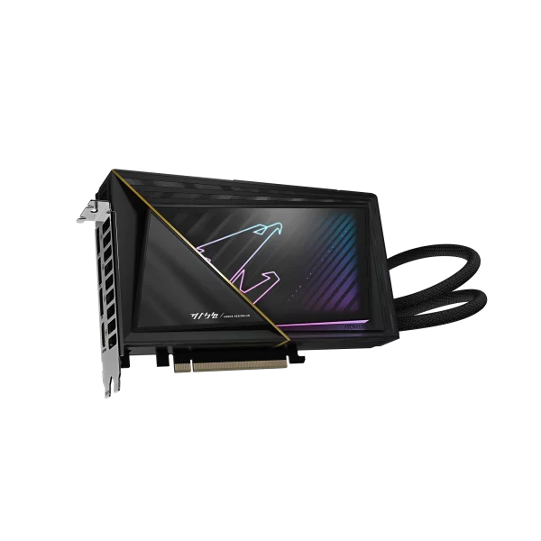 Gigabyte AORUS GeForce RTX 5080 XTREME WATERFORCE WB 16G - Pohľad na chladenie grafickej karty