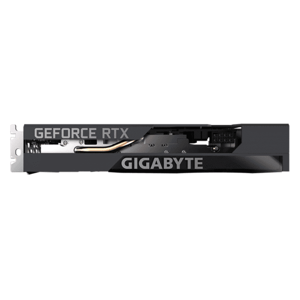 Gigabyte GeForce RTX 3050 EAGLE OC 8G – Zobrazenie grafickej karty z bočnej strany