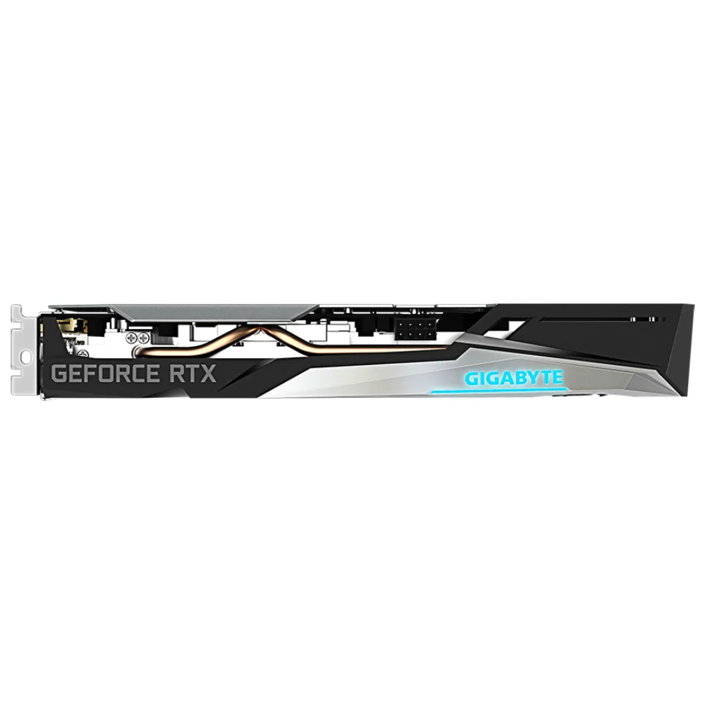 Gigabyte GeForce RTX 3050 GAMING OC 8G – Bočný pohľad na kartu Gigabyte GeForce RTX 3050 GAMING OC 8G – Bočný pohľad na kartu