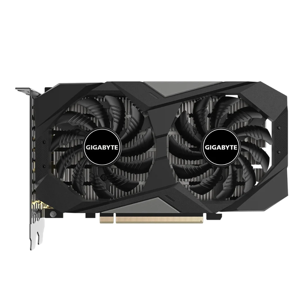 gigabyte-geforce-rtx-3050-windforce-oc-v2-6g-predna-strana-karty GIGABYTE GeForce RTX 3050 WINDFORCE OC V2 6G - Predný pohľad na grafickú kartu