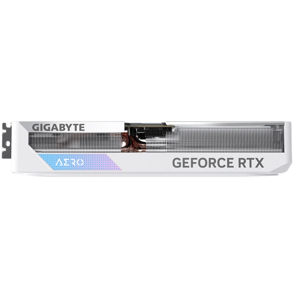Gigabyte GeForce RTX 4070 SUPER AERO OC 12G – bočný pohľad na chladič Gigabyte GeForce RTX 4070 SUPER AERO OC 12G – bočný pohľad na chladič