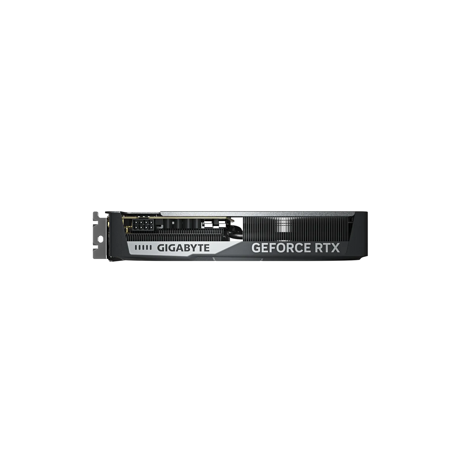 GIGABYTE GeForce RTX 5060 Ti EAGLE OC 16G – Bočný pohľad na kartu GIGABYTE GeForce RTX 5060 Ti EAGLE OC 16G – Bočný pohľad na kartu