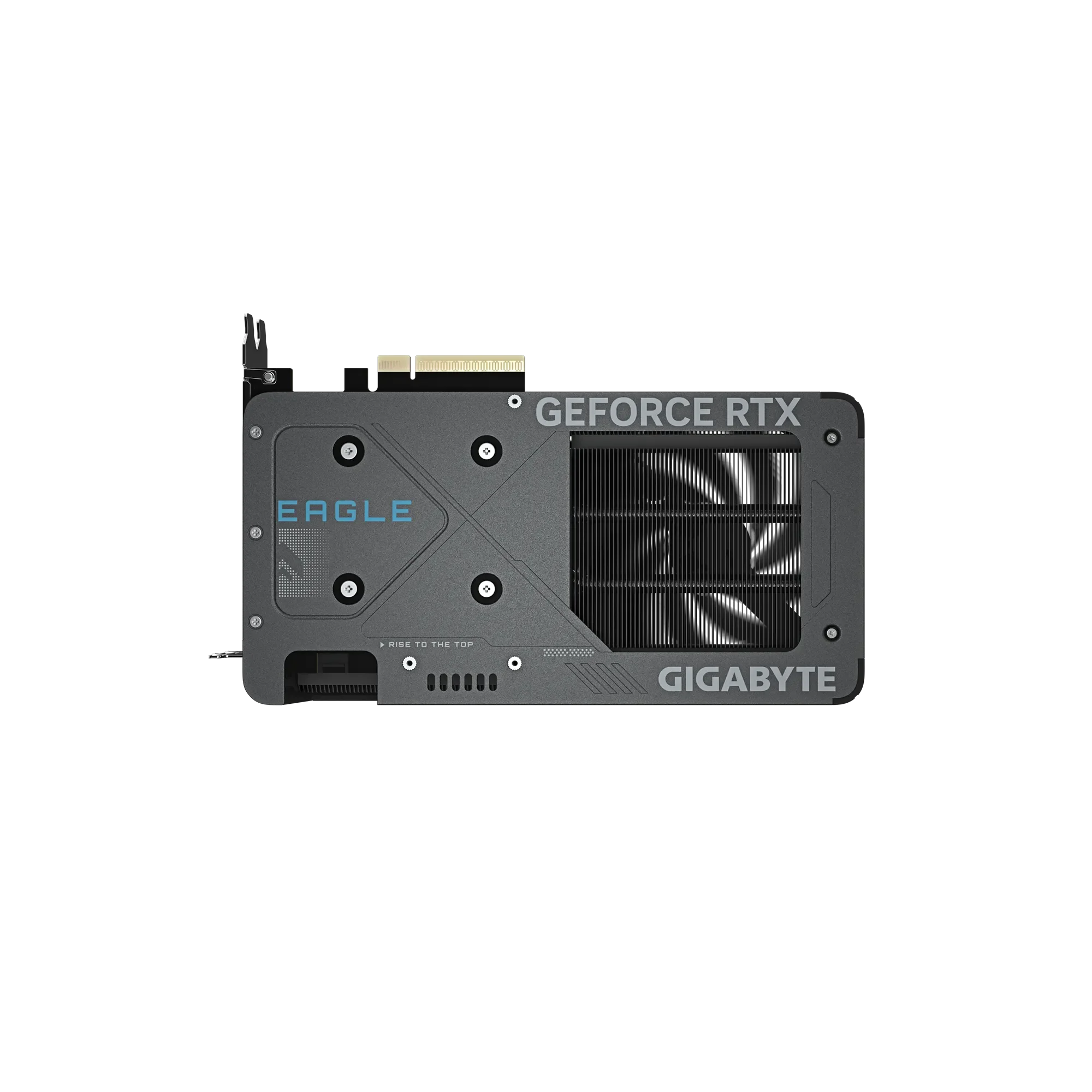 GIGABYTE GeForce RTX 5060 Ti EAGLE OC 16G – Zadná strana karty GIGABYTE GeForce RTX 5060 Ti EAGLE OC 16G – Zadná strana karty