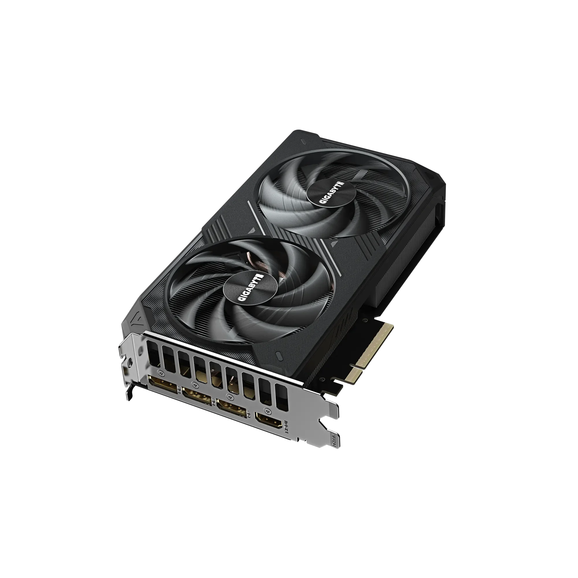 GIGABYTE GeForce RTX 5060 Ti WINDFORCE 16G – Šikmý pohľad na kartu GIGABYTE GeForce RTX 5060 Ti WINDFORCE 16G – Šikmý pohľad na kartu
