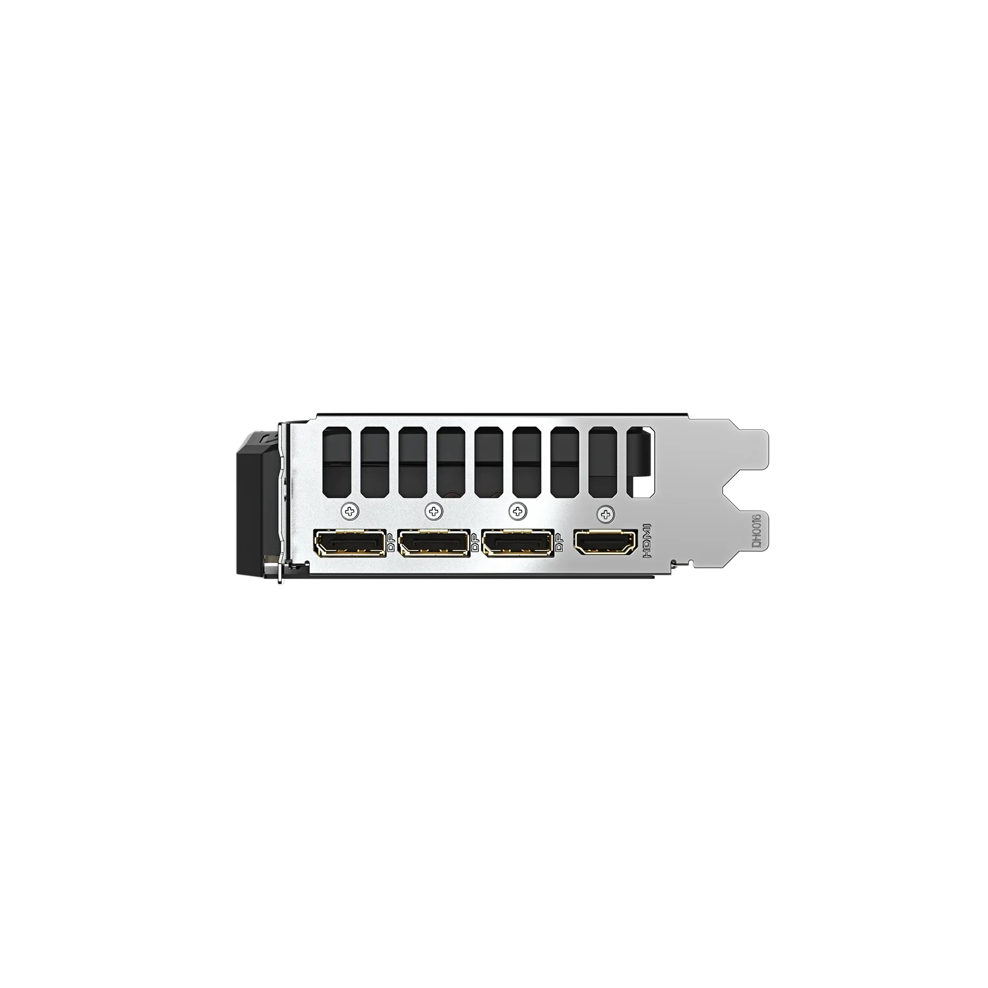 GIGABYTE GeForce RTX 5060 Ti WINDFORCE 16G – Zadný panel s výstupmi GIGABYTE GeForce RTX 5060 Ti WINDFORCE 16G – Zadný panel s výstupmi