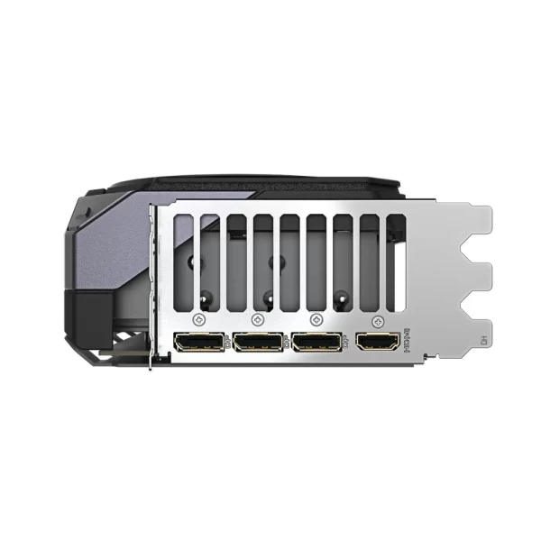 Gigabyte GeForce RTX 5070 Ti Gaming OC 16GB – Zadná strana s výstupmi pre DisplayPort a HDMI
