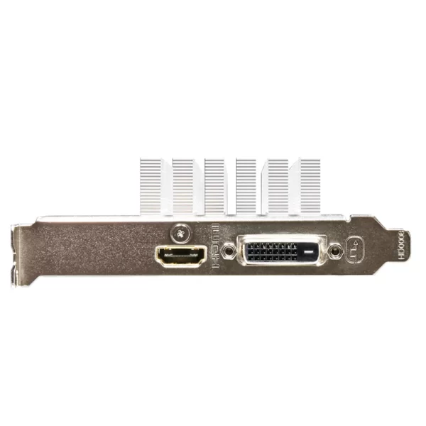 Gigabyte GT 1030 Silent Low Profile 2G – Výstupy HDMI a DVI na zadnej strane grafickej karty