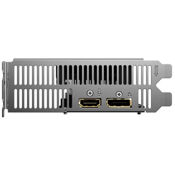 Gigabyte Radeon RX 6400 D6 LOW PROFILE 4G – Výstupný panel s HDMI a DisplayPort konektormi