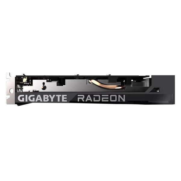 Gigabyte Radeon RX 6400 EAGLE 4G – Grafická karta so zobrazením chladiča a kovovej štruktúry
