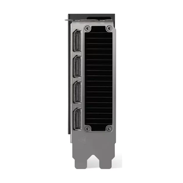 HP NVIDIA RTX 4500 Ada 24GB – Zadný panel grafickej karty so štyrmi výstupmi DisplayPort