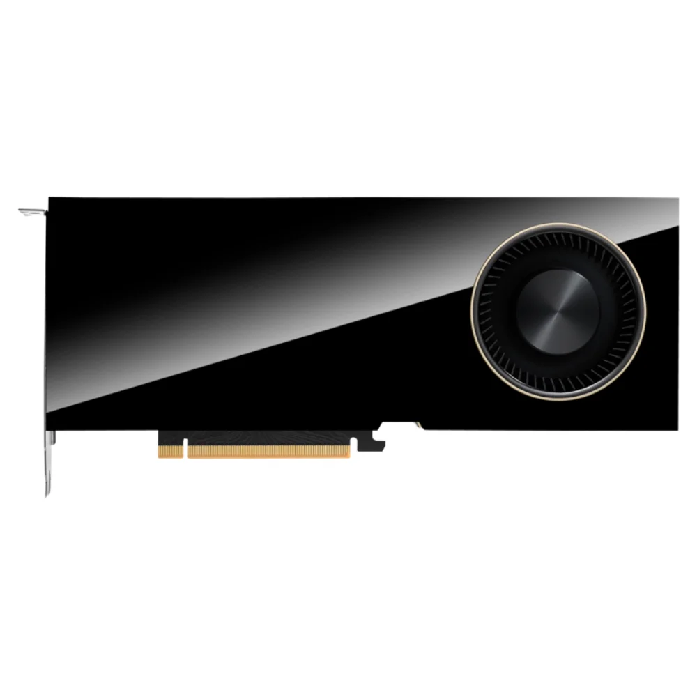 HP NVIDIA RTX 6000 Ada 48GB – Profesionálna grafická karta s elegantným čiernym krytom a radiálnym ventilátorom HP NVIDIA RTX 6000 Ada 48GB – Profesionálna grafická karta s elegantným čiernym krytom a radiálnym ventilátorom