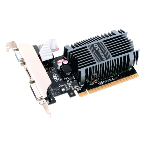 INNO3D GT 710 2GB SDDR3 LP – Perspektívny pohľad na pasívne chladenú grafickú kartu