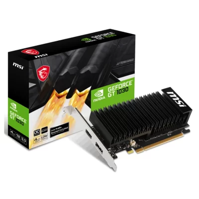 MSI GeForce GT 1030 4GHD4 LP OC – Grafická karta s pasívnym chladením a nízkoprofilovým dizajnom