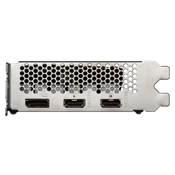 MSI GeForce RTX 3050 VENTUS 2X 6G OC – Konektorový panel s tromi výstupmi