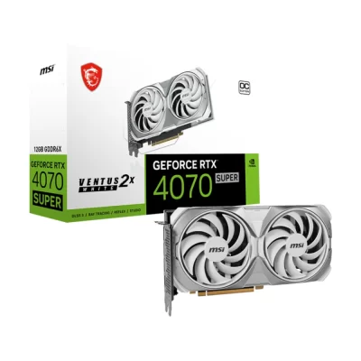 MSI GeForce RTX 4070 SUPER 12G VENTUS 2X WHITE OC - Grafická karta spolu s jej balením