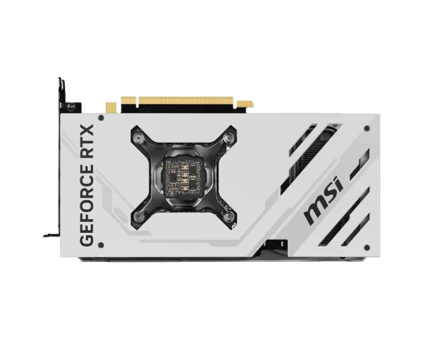 MSI GeForce RTX 4070 SUPER 12G VENTUS 2X WHITE OC - Zadná strana grafickej karty