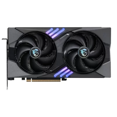 MSI GeForce RTX 5060 Ti 16G GAMING OC - Pohľad na prednú stranu karty s ventilátormi