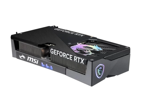 MSI GeForce RTX 5060 Ti 16G GAMING OC - Šikmý pohľad na kartu