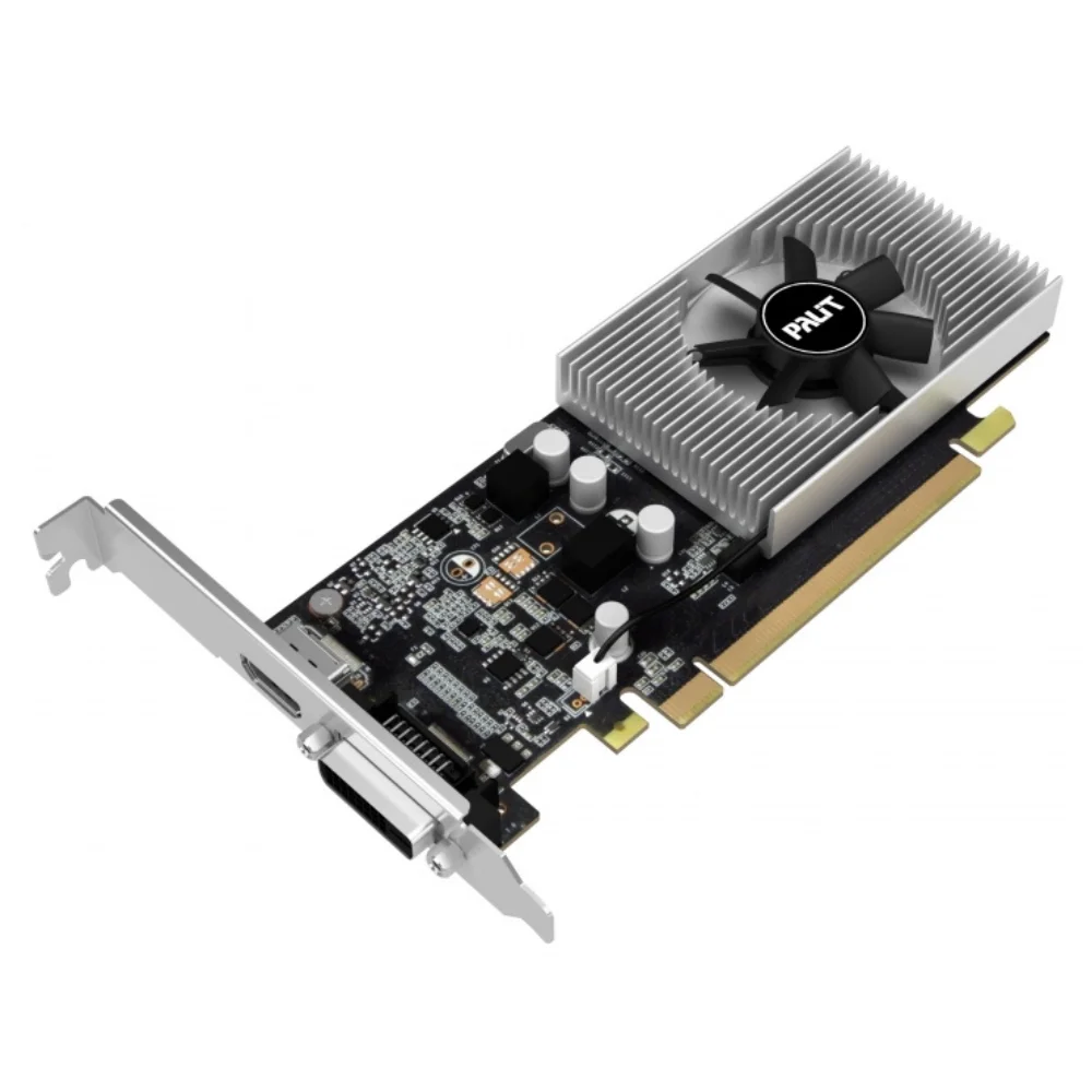 Palit GeForce GT 1030 2GB – Grafická karta s pasívnym chladičom a jedným malým ventilátorom Palit GeForce GT 1030 2GB – Grafická karta s pasívnym chladičom a jedným malým ventilátorom