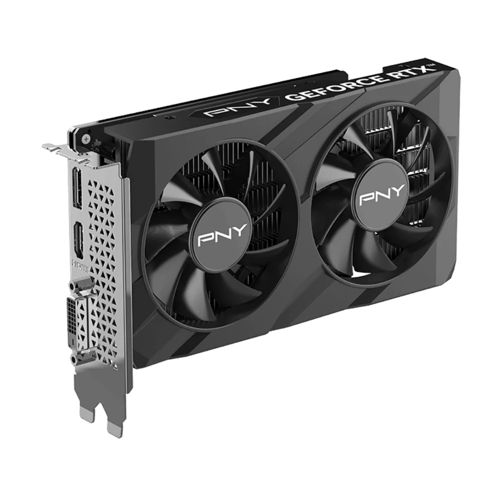 PNY GeForce RTX 3050 6GB VERTO Dual Fan – Balenie a dizajn grafickej karty série RTX 3050 od PNY PNY GeForce RTX 3050 6GB VERTO Dual Fan – Balenie a dizajn grafickej karty série RTX 3050 od PNY