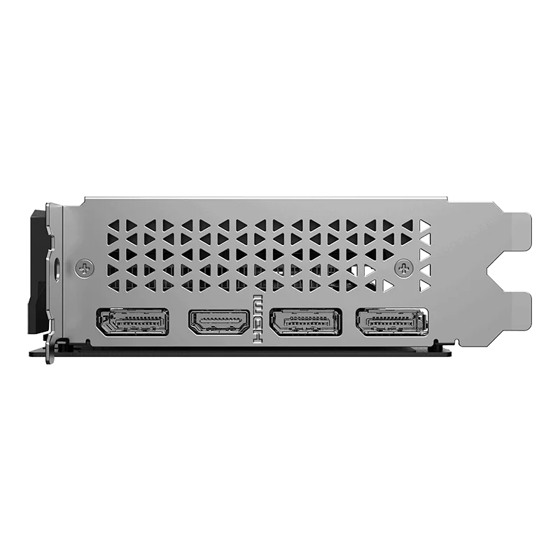 PNY GeForce RTX 4060 8GB XLR8 Gaming VERTO – Výstupné porty: 3× DisplayPort, 1× HDMI na zadnom paneli PNY GeForce RTX 4060 8GB XLR8 Gaming VERTO – Výstupné porty: 3× DisplayPort, 1× HDMI na zadnom paneli