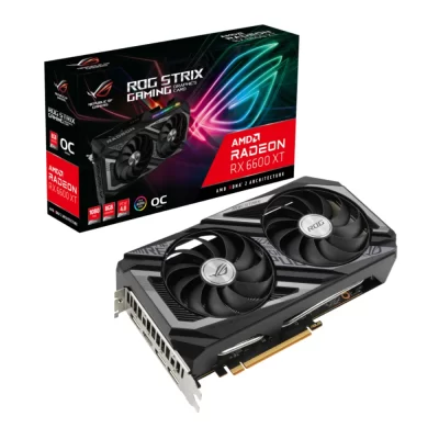 ASUS ROG Strix Radeon RX 6600 XT OC 8GB – Grafická karta a originálne balenie s dizajnovým osvetlením