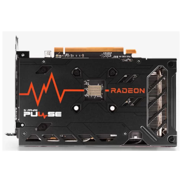 SAPPHIRE PULSE AMD Radeon RX 6500 XT 8GB – zadná strana s ochranným backplate