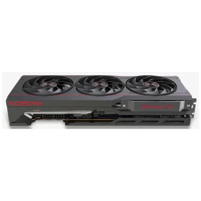 Sapphire PULSE AMD Radeon RX 7900 XT 20GB – Bočný pohľad s logom Sapphire a nápisom Radeon