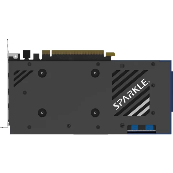 SPARKLE Intel Arc A750 ORC OC Edition 8GB – zadný kovový kryt s logom SPARKLE