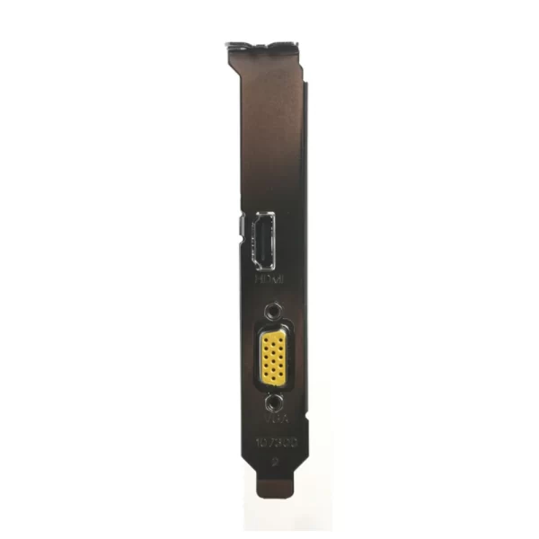 Zotac GeForce GT 1030 2GB - Pohľad na zadnú stranu grafickej karty s HDMI a VGA portmi