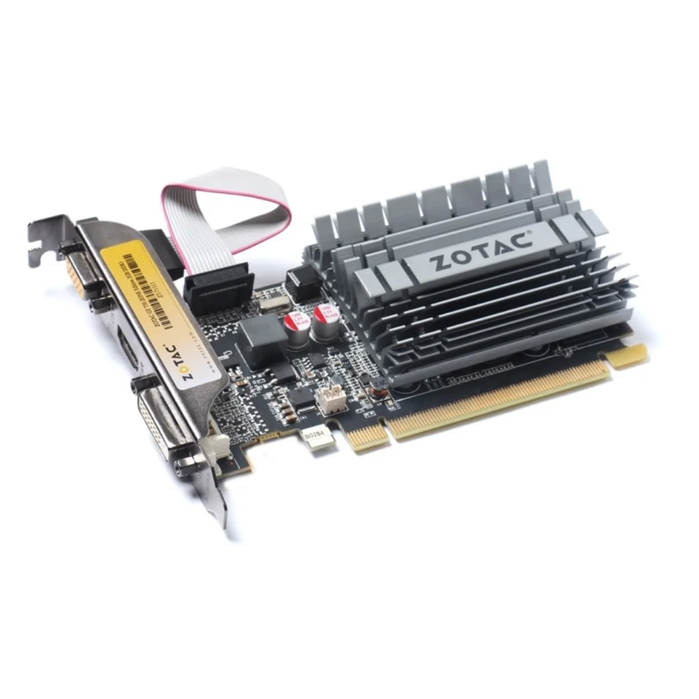 ZOTAC GeForce GT730 ZONE Edition 4GB – grafická karta s pasívnym chladičom, z bočného pohľadu ZOTAC GeForce GT730 ZONE Edition 4GB – grafická karta s pasívnym chladičom, z bočného pohľadu