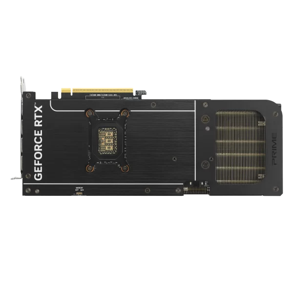 ASUS PRIME GeForce RTX 5080 16GB GDDR7 OC Edition - Pohľad na zadnú stranu grafickej karty