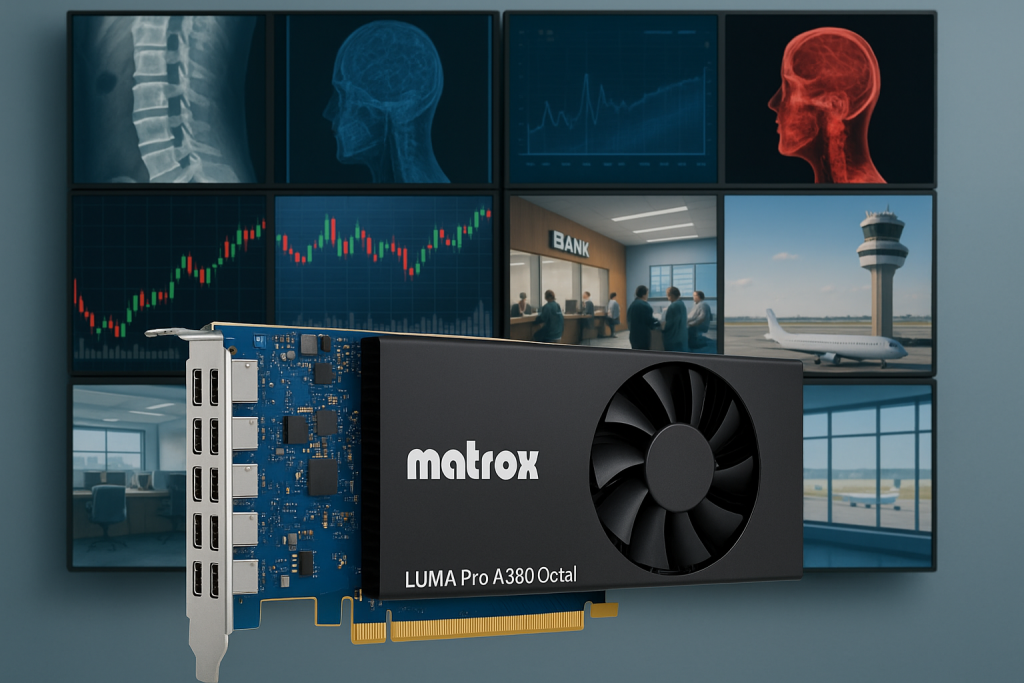 Ilustračný obrázok MATROX LUMA PRO A380 OCTAL