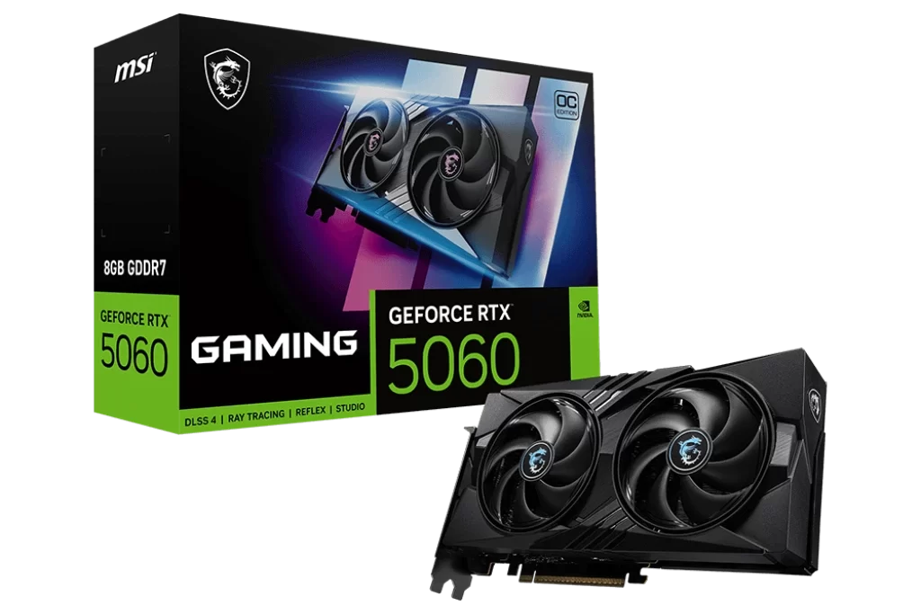 Grafická karta MSI GeForce RTX 5060 8G GAMING OC