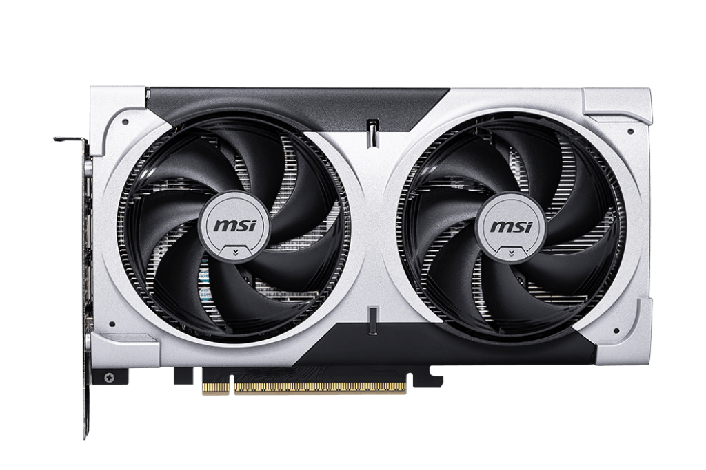 MSI GeForce RTX 5060 Ti 8G VENTUS 2X OC PLUS - pohľad zpredu