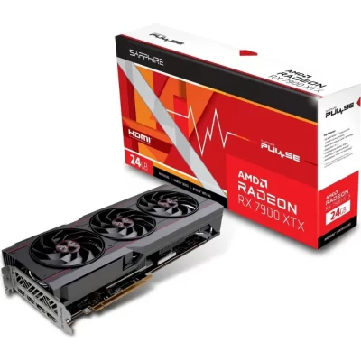 SAPPHIRE PULSE AMD Radeon RX 7900 XTX 24GB - Grafická karta spolu s jej krabicou