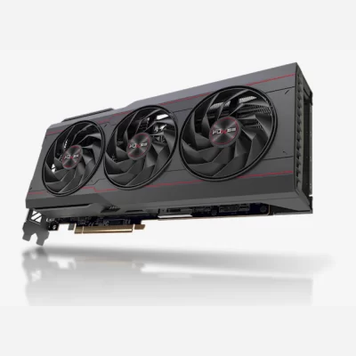 SAPPHIRE PULSE AMD Radeon RX 7900 XTX 24GB - Predný pohľad na kartu a jej ventilátory