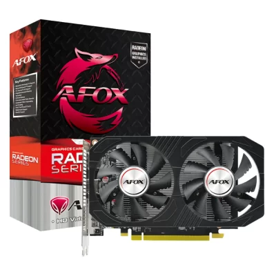 AFOX Radeon RX 550 4GB – Zobrazenie grafickej karty spolu s originálnym balením