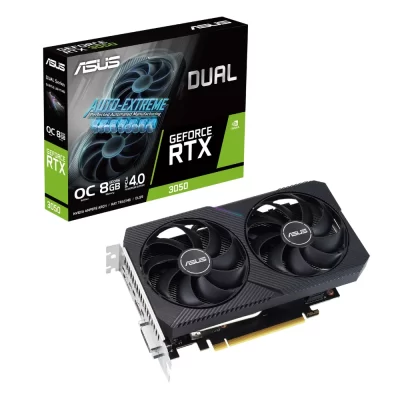 ASUS Dual GeForce RTX 3050 V2 OC Edition 8GB GDDR6 – Balenie s grafickou kartou