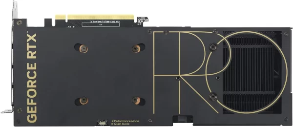 ASUS ProArt GeForce RTX 4060 Ti OC edition 16GB GDDR6 – Zadná strana karty s backplate a logom ProArt