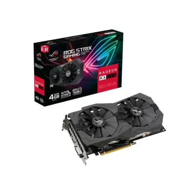ASUS ROG Strix Radeon RX 560 V2 4GB GDDR5 – Grafická karta spolu s originálnym balením.