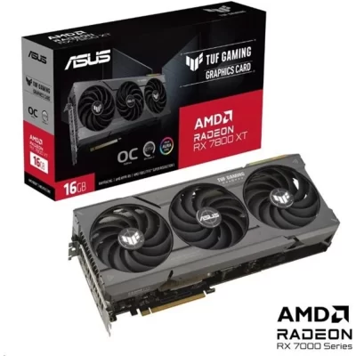 ASUS TUF Gaming Radeon RX 7800 XT OC Edition 16GB GDDR6 - grafická karta s balením