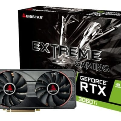 BIOSTAR GeForce RTX 3060Ti 8 GB – Grafická karta s balením a krabicou EXTREME GAMING