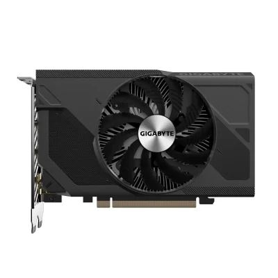 GIGABYTE GeForce RTX 4060 D6 8G – Predný pohľad na chladič a ventilátor
