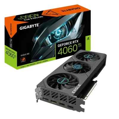 GIGABYTE GeForce RTX 4060 Ti EAGLE 8G – Grafická karta a balenie s dizajnom GIGABYTE