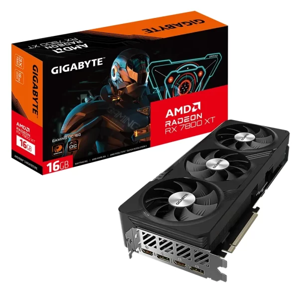 GIGABYTE Radeon RX 7800 XT GAMING OC 16G – Balenie grafickej karty s krabicou